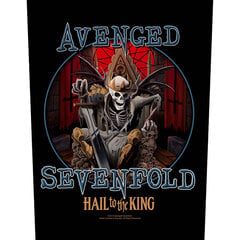 Bышивка AVENGED SEVENFOLD BACK PATCH: HAIL TO THE KING цена и информация | Мотоаксессуары | kaup24.ee