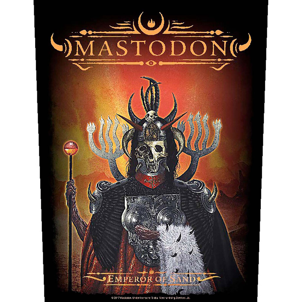 Embleem Mastodon: Emperor Of Sand, 1 tk hind ja info | Moto aksessuaarid | kaup24.ee