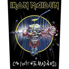Embleem Iron Maiden: Kas ma saan hullumeelsusega mängida, 1 tk hind ja info | Moto aksessuaarid | kaup24.ee
