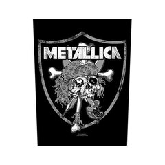 Bышивка METALLICA BACK PATCH: RAIDERS SKULL цена и информация | Мотоаксессуары | kaup24.ee