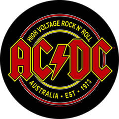 Bышивка AC/DC BACK PATCH: HIGH VOLTAGE ROCK N ROLL цена и информация | Мотоаксессуары | kaup24.ee