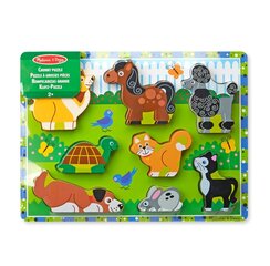 Пазл Melissa & Doug Pets, 8 д. цена и информация | Развивающие игрушки | kaup24.ee