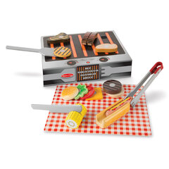 MELISSA & DOUG игровой набор Grill & Serve барбекю цена и информация | Игрушки для девочек | kaup24.ee