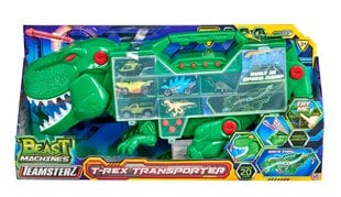 Teamsterz T-Rex transporter 6 autoga hind ja info | Poiste mänguasjad | kaup24.ee