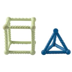 Hariv kuubik-nätsu Nattou, roheline/sinine hind ja info | Imikute mänguasjad | kaup24.ee