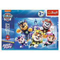 пазл paw patrol щенки-патруль трефл, 20 шт. цена и информация | Пазлы | kaup24.ee