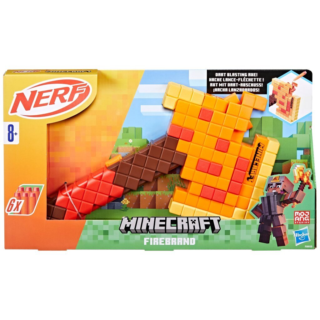 Gun Nerf Minecraft Firebrand hind ja info | Poiste mänguasjad | kaup24.ee