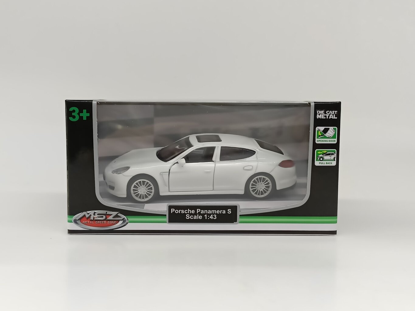 Mänguauto MSZ Porsche Panamera S, 1:43 цена и информация | Poiste mänguasjad | kaup24.ee