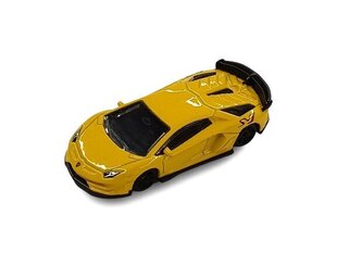 Mänguauto MSZ Lamborghini Aventador SVJ, 1:64 цена и информация | Развивающий мелкую моторику - кинетический песок KeyCraft NV215 (80 г) детям от 3+ лет, бежевый | kaup24.ee