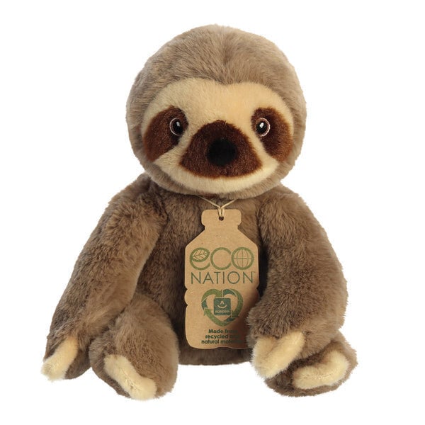 Pehme mänguasi Aurora Eco Nation Plush Sloth, 24 cm цена и информация | Pehmed mänguasjad | kaup24.ee