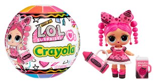 Nukk LOL Surprise Crayola, 10 cm hind ja info | Tüdrukute mänguasjad | kaup24.ee