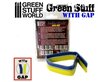 Green stuff world - Green Stuff Tape 12 inches WITH GAP (Kahekomponentne kitt), 9003 hind ja info | Kunstitarbed, voolimise tarvikud | kaup24.ee