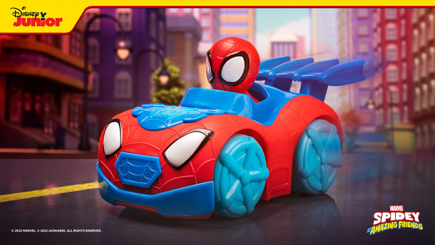 SPIDEY AND HIS AMAZING FRIENDS Машинка Flash N´ Dash Web Crawler цена |  kaup24.ee