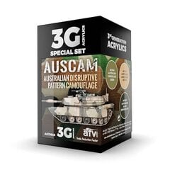 Akrüülvärvid AK Interactive AK11649 – Auscam Colors Set 3G hind ja info | Kunstitarbed, voolimise tarvikud | kaup24.ee