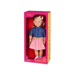 OUR GENERATION Nukk Emily teksasärgis ja roosa seelikus 46 cm hind ja info | Tüdrukute mänguasjad | kaup24.ee