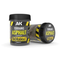 Akrüül AK Interactive AK8013 - Terrains Asphalt (Acrylic), 250 ml hind ja info | Kunstitarbed, voolimise tarvikud | kaup24.ee