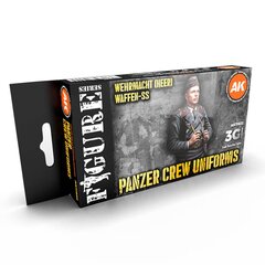 Akrüülvärv AK Interactive AK11622 – Panzer Crew Black Uniforms Set 3G hind ja info | Kunstitarbed, voolimise tarvikud | kaup24.ee