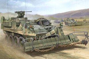 Trumpeter TR1575 - M1132 Stryker w. Surface Mine Plow, 1/35 цена и информация | Склеиваемые модели | kaup24.ee