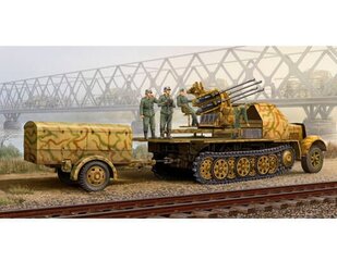 Mudel Trumpeter TR1524 - Sd.Kfz.7/1 early, 2cm Flakvierling 38 Auf, 1/35 hind ja info | Liimitavad mudelid | kaup24.ee