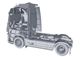 Italeri IT3940 - Volvo Fh16 Globetrotter Xl w.full Interior, 1/24 цена и информация | Конструкторы и кубики | kaup24.ee