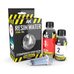 AK Interactive AK8043 - Resin Water, (2 компонента), 375мл цена и информация | Принадлежности для рисования, лепки | kaup24.ee