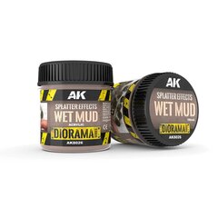 AK Interactive AK8026 - Splatter Effects Wet Mud (Acrylic), 100ml цена и информация | Принадлежности для рисования, лепки | kaup24.ee