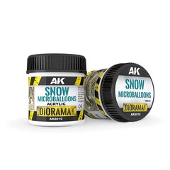 AK Interactive AK8010 - Snow Microballoons, 100ml цена и информация | Принадлежности для рисования, лепки | kaup24.ee