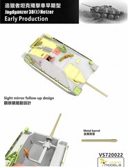 Vespid Models VS720022 - Jagdpanzer 38 (t) Hetzer - Early Production, 1/72 цена и информация | Склеиваемые модели | kaup24.ee