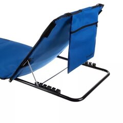Пляжный коврик со спинкой H7, 150x50 см, синий цена и информация | Шезлонги | kaup24.ee