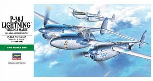 Hasegawa HG09101 - P-38J Lightning, 1/48 цена и информация | Склеиваемые модели | kaup24.ee