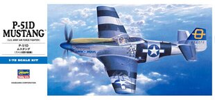 Mudel Hasegawa HG01455 - P-51D Mustang, 1/72 hind ja info | Liimitavad mudelid | kaup24.ee