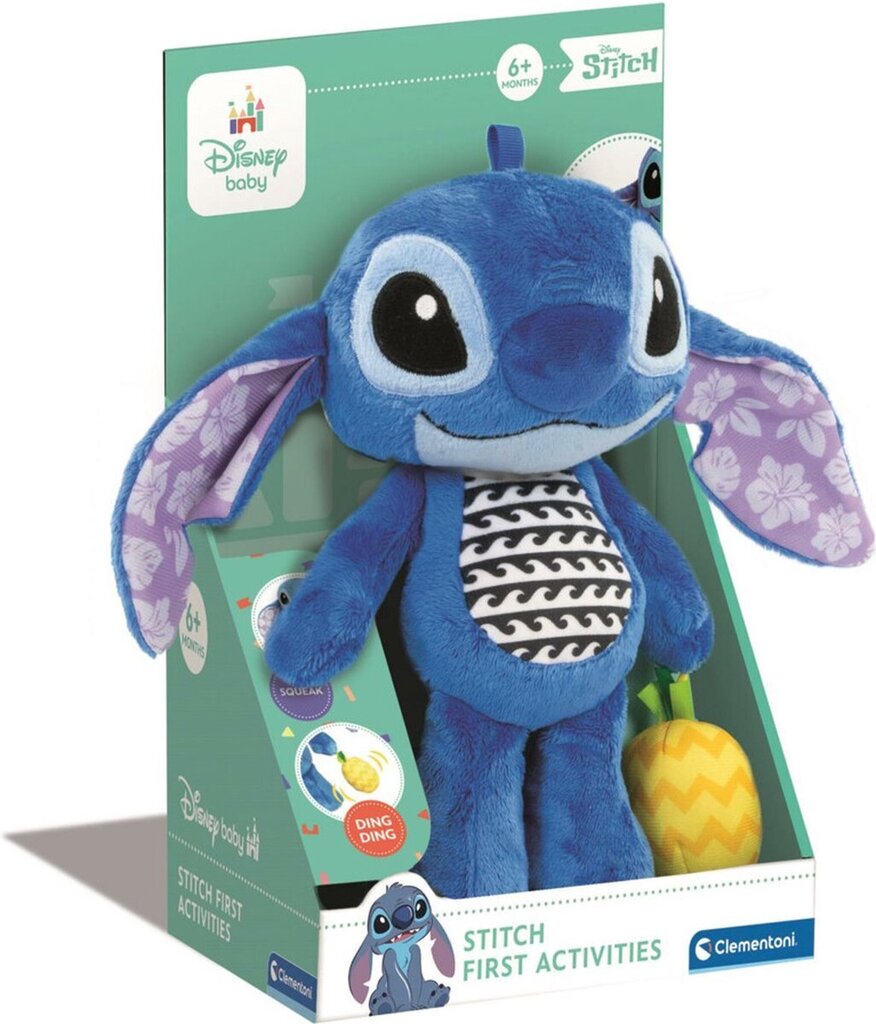 Plüüsist mänguasi Clementoni Baby Disney Stitch цена и информация | Imikute mänguasjad | kaup24.ee