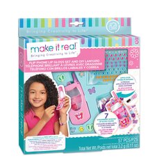 Huuleläikega komplekt Make it real Telefon hind ja info | Laste ja ema kosmeetika | kaup24.ee