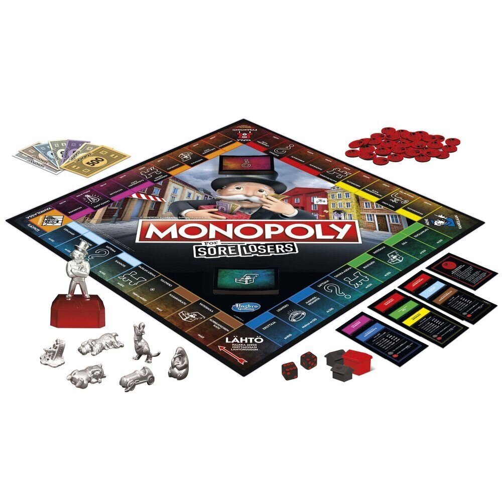 Lauamäng Hasbro Gaming Monopoly Sore Losers Edition, FI hind ja info | Lauamängud ja mõistatused | kaup24.ee