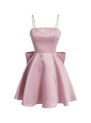 Платье на бретельках со шнуровкой сзади и большим бантом для женщин Electronics LV-120004, розовое цена и информация | Платья | kaup24.ee