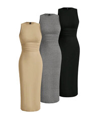 Liibuv plisseeritud kleit ilma varrukatega, Electronics LV-120034, mitmevärviline, 3 tk hind ja info | Kleidid | kaup24.ee