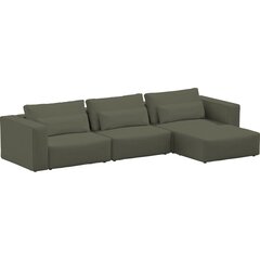 Угловой диван, Riposo Grande, 375x185x105см, зеленый цена и информация | Угловые диваны | kaup24.ee