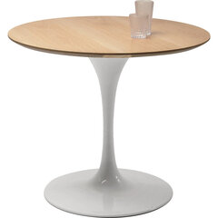 Стол Invitation Set Oak White Ø90 см цена и информация | Кухонные и обеденные столы | kaup24.ee