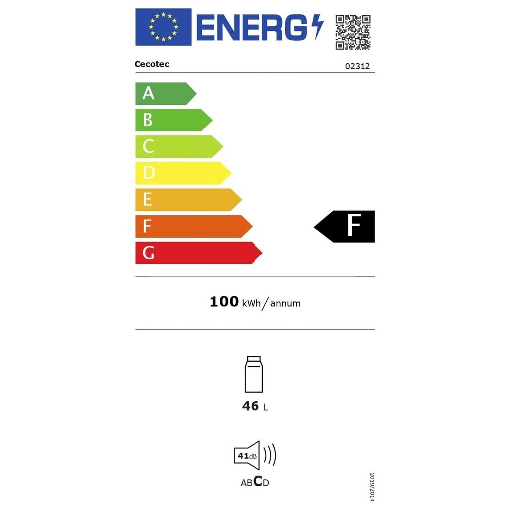 Cecotec 02312 цена и информация | Külmkapid | kaup24.ee