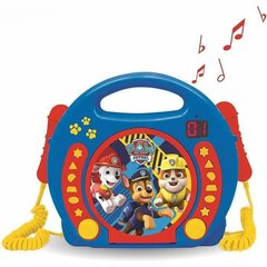 Воспроизводящее устройство Lexibook The Paw Patrol CD Kараоке-микрофоном x 2 цена и информация | Музыкальные центры | kaup24.ee