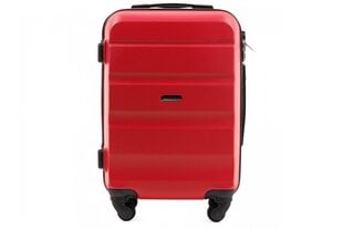 Маленький чемодан Wings AT01-XS, красный (blood red) цена и информация | Чемоданы, дорожные сумки | kaup24.ee