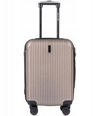 Большой чемодан Wings 0593, L, серый цена и информация | Чемоданы, дорожные сумки | kaup24.ee