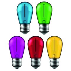 Avide LED pirnid 1W E27 Decor Filament, 5 tk hind ja info | Lambipirnid, lambid | kaup24.ee