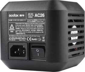 Godox AC26, адаптер питания переменного тока AD600PRO цена и информация | Зарядные устройства для видеокамер | kaup24.ee