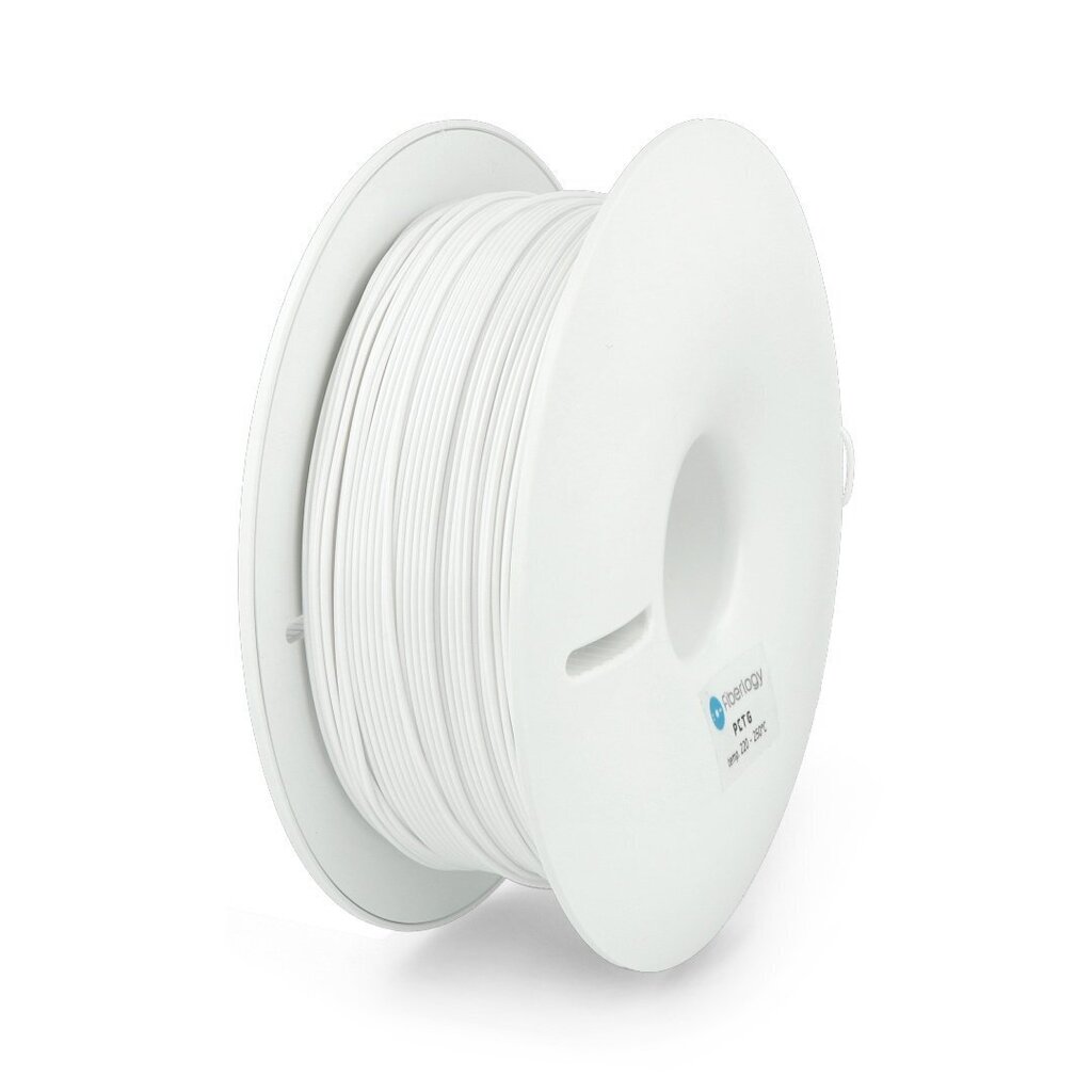 3D filament Fiberlogy PCTG 1.75 mm 0.75 kg White hind ja info | Nutiseadmed ja aksessuaarid | kaup24.ee
