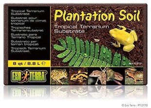 Terrariumi substraat Plantation Soil 8.8L. hind ja info | Kaubad eksootilistele loomadele | kaup24.ee