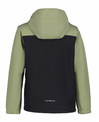 Icepeak laste softshell jope KONAN JR, tumeroheline-roheline hind ja info | Poiste joped | kaup24.ee