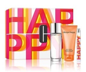 Kosmeetikakomplekt Clinique Perfectly Happy EDP naistele: parfüümvesi EDP, 50 ml + mini parfüümvesi EDP, 10 ml + kehakreem, 75 ml hind ja info | Naiste parfüümid | kaup24.ee