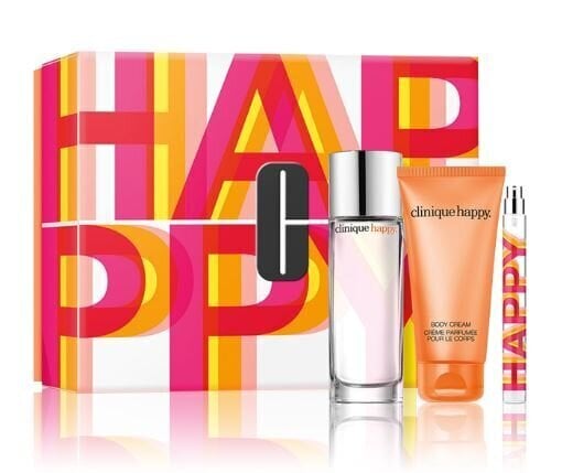 Kosmeetikakomplekt Clinique Perfectly Happy EDP naistele: parfüümvesi EDP, 50 ml + mini parfüümvesi EDP, 10 ml + kehakreem, 75 ml цена и информация | Naiste parfüümid | kaup24.ee