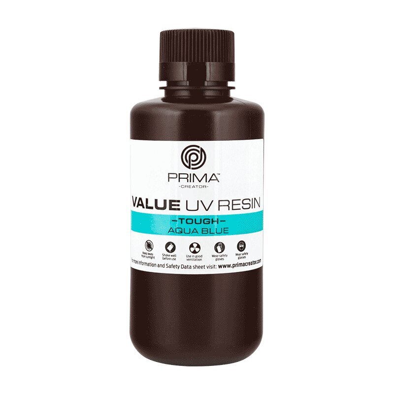 PrimaCreator Value Tough UV-vaik (ABS-laadne), 500ml, Aqua Blue hind ja info | Nutiseadmed ja aksessuaarid | kaup24.ee